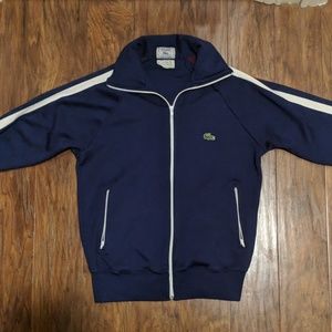 Izod Lacoste Navy track jacket sz M